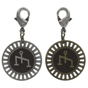 Konplott Anhänger Charm Zodiac Libra/Waage S brass/silver