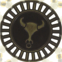 Laden Sie das Bild in den Galerie-Viewer, Konplott Anhänger Charm Zodiac Taurus/Stier M brass/silver