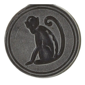 Konplott Anhänger Charm Zodiac Monkey/Affe brass/silver