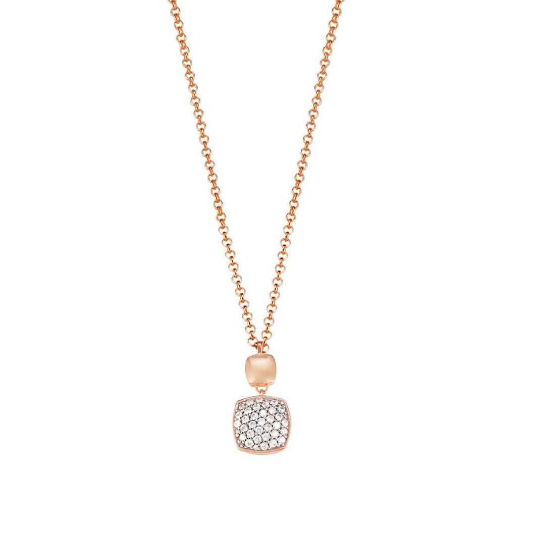 Esprit Collection Damen Kette Collier Silber Rosé Antigone ELNL92828B420