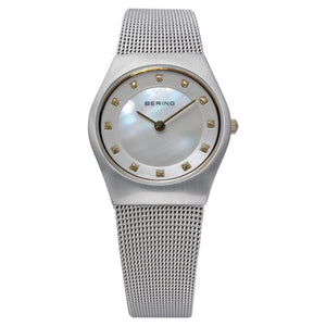 Bering Damen Uhr Armbanduhr Slim Classic - 11927-004 Meshband