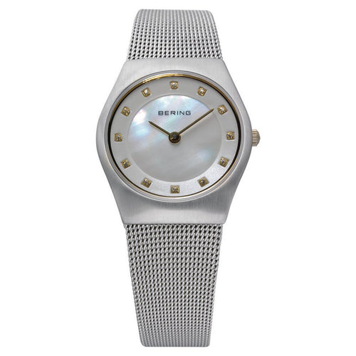 Bering Damen Uhr Armbanduhr Slim Classic - 11927-004-1 Meshband