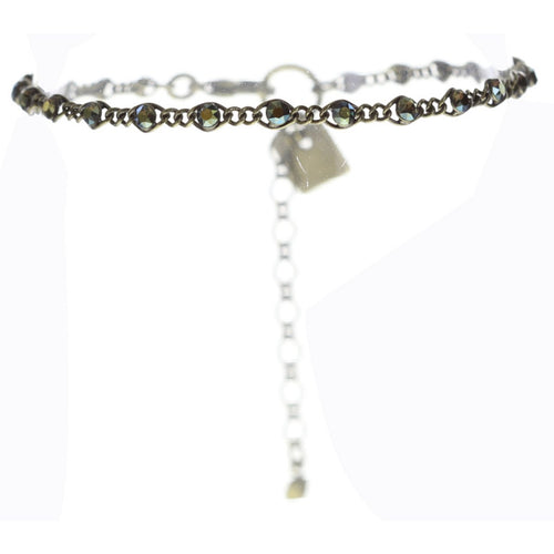 Konplott Armband Armkette Magic Fireball green crystal antique brass