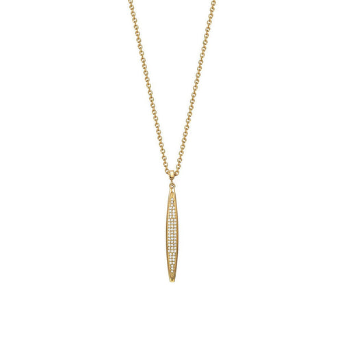 Esprit Damen Kette Edelstahl gold Exclusive ESNL13331B800