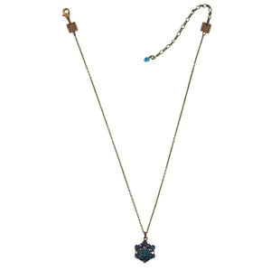 Konplott Halskette hängend Collier Bended Lights blau