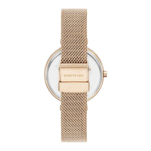 Laden Sie das Bild in den Galerie-Viewer, Kenneth Cole New York Damen-Armbanduhr Analog Quarz Edelstahl KC50511003