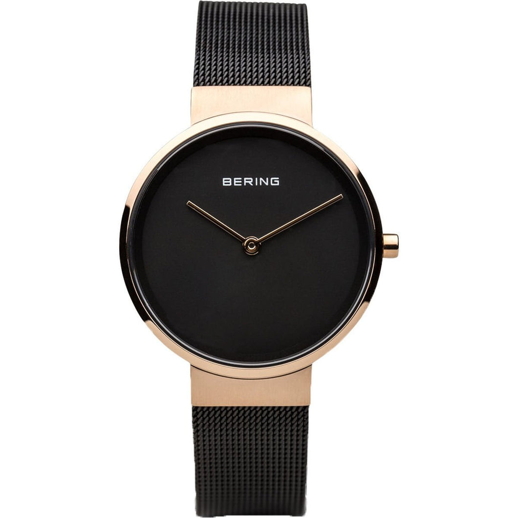 Bering Damen Uhr Armbanduhr Slim Classic - 14531-166 Edelstahl