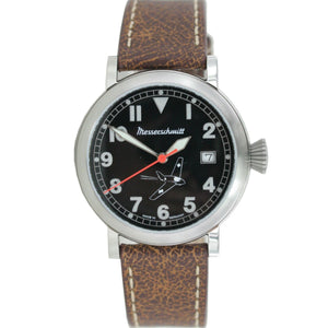 Aristo Herren Messerschmitt Uhr Fliegeruhr ME163-SCL Leder