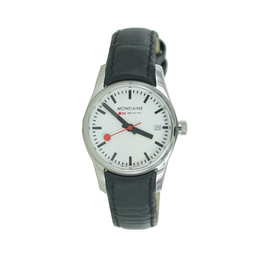 Mondaine Damen Uhr Retro Armbanduhr A629.30341.11SBB.XL Leder