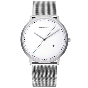 Bering Herren Uhr Armbanduhr Slim Classic - 11139-004 Meshband