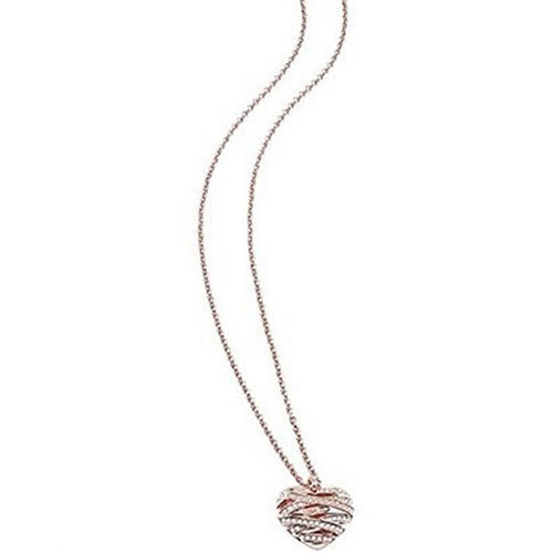 Guess Damen Kette Halskette Edelstahl Roségold UBN21620