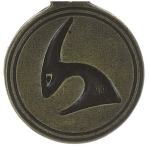 Konplott Anhänger Charm Zodiac Capricorn/Steinbock XS brass/silver