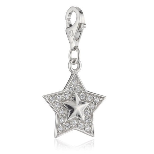 s.Oliver Jewel Damen Anhänger Charm Silber Stern SOCHA/214 - 464864