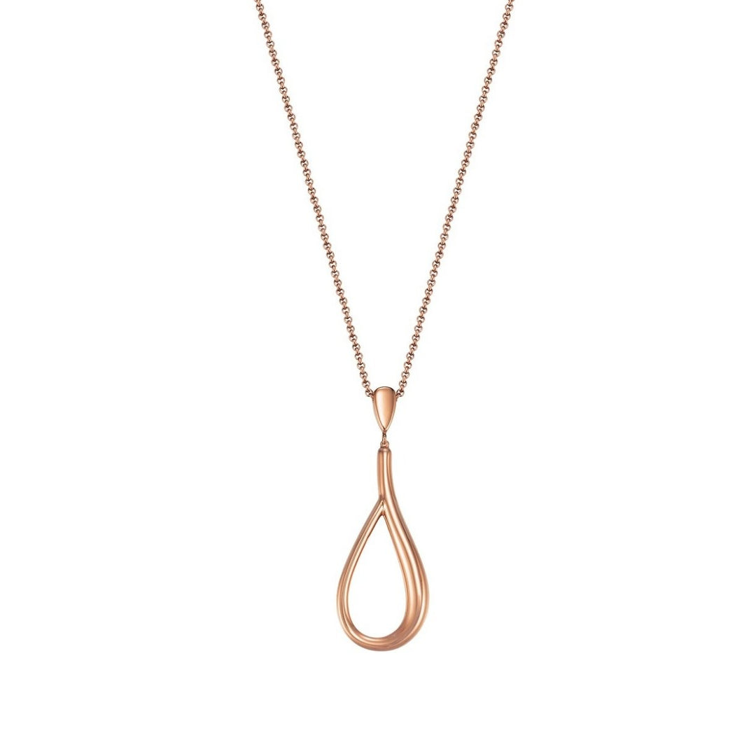 Esprit Damen Kette Collier Edelstahl Rosé Chic Rose ESNL13367C800