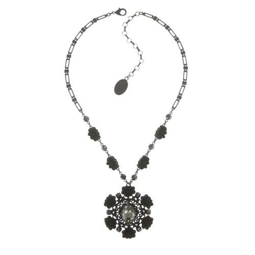 Konplott Kette Collier Blood Bite Vampire black Dark - Big