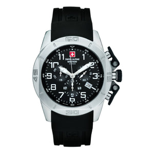 Swiss Alpine Military Herren Uhr Chrono 7063.9837SAM Silikon