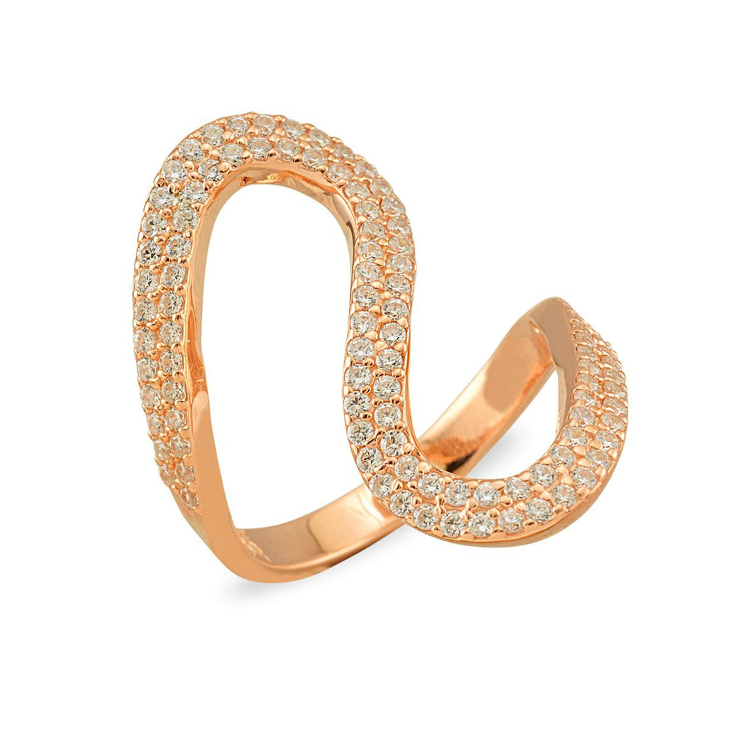 Kurshuni Ring River Silber Roségold KR221-6