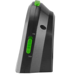 ATRIUM Wecker Analog Quarz schwarz A921-7 ohne Ticken mit Licht und Snooze