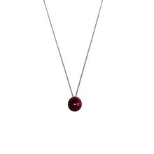 Laden Sie das Bild in den Galerie-Viewer, Konplott Halskette hängend Collier Rivoli dunkelrosa Fuchsia mit braun