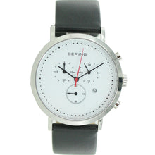 Laden Sie das Bild in den Galerie-Viewer, Bering Herren Uhr Armbanduhr Slim Classic Chronograph - 10540-404-1 Leder