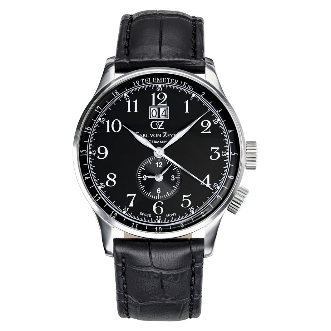 Carl von Zeyten Herren Uhr Armbanduhr Quarz Etterlin CVZ0006BK