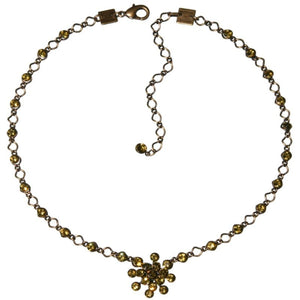 Konplott Halskette Collier Magic Fireball grün Khaki