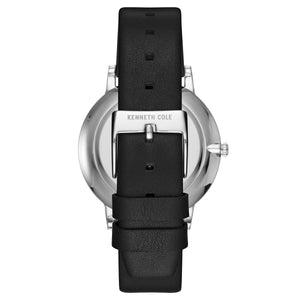 Kenneth Cole New York Herren-Armbanduhr Analog Quarz Leder KC50009001
