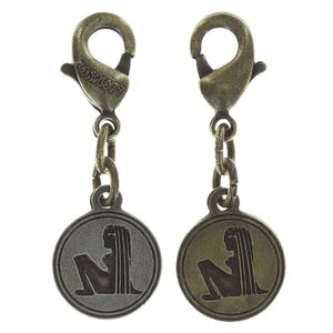 Konplott Anhänger Charm Zodiac Viirgo/Jungfrau XS brass/silver