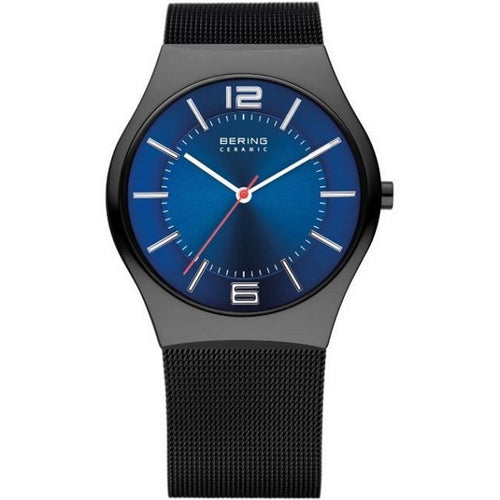 Bering Herren Uhr Armbanduhr Slim Ceramic - 32039-447-1 Meshband