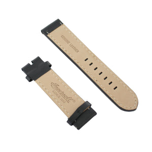 Ingersoll Ersatzband für Uhren Leder schwarz Naht schwarz 24 mm