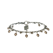 Laden Sie das Bild in den Galerie-Viewer, Konplott Armband Pearl Shadow beige Kristall goldener Schatten