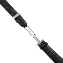 Laden Sie das Bild in den Galerie-Viewer, Ingersoll Ersatzband für Uhren Leder schwarz g. Kroko Faltschl. Si 20 mm