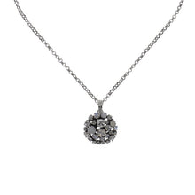 Laden Sie das Bild in den Galerie-Viewer, Konplott Halskette Collier Ballroom white antique silver
