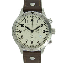 Laden Sie das Bild in den Galerie-Viewer, Aristo Herren Messerschmitt Uhr Chronograph Fliegeruhr ME-5030BEIGE