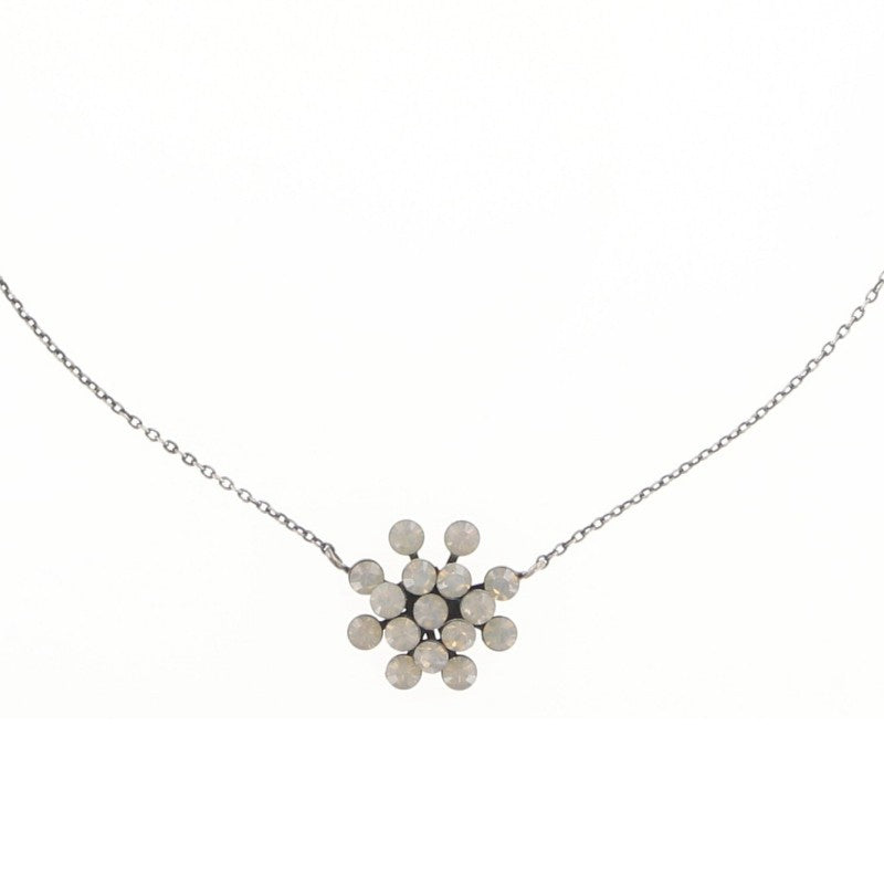 Konplott Halskette hängend Collier Magic Fireball weiß Hellgrau opal