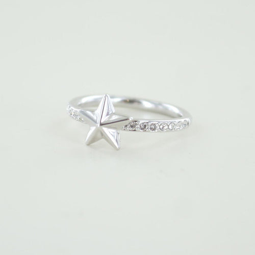 Esprit Damen Ring Edelstahl Silber Stern Zirkonia Gr.56 ESRG016