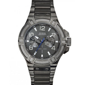Guess Herren Armbanduhr Uhr Edelstahl Analog W0218G1