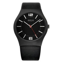 Laden Sie das Bild in den Galerie-Viewer, Bering Herren Uhr Armbanduhr Slim Ceramic - 32039-448 Lederband