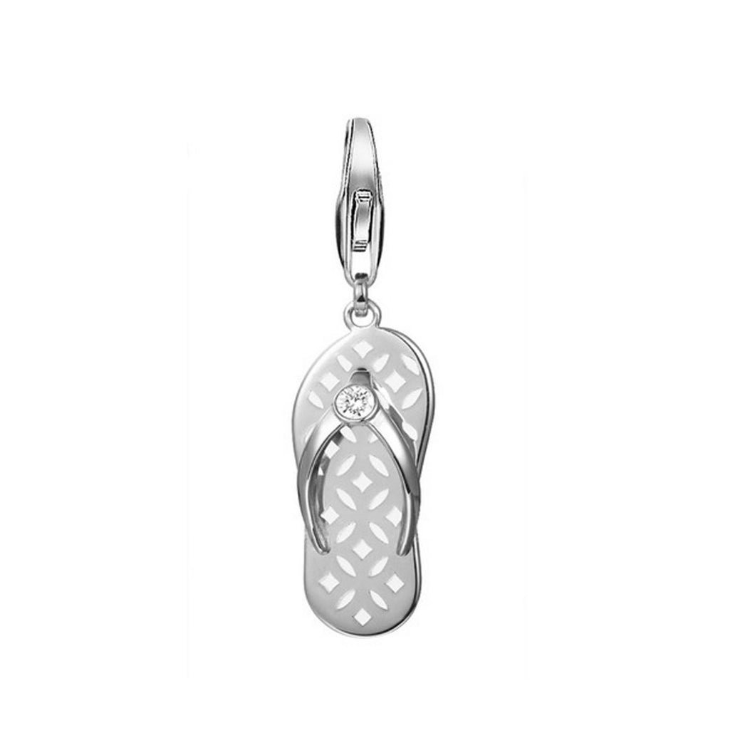 Esprit Anhänger Charms Silber Zirkonia Flip-Flop ESCH91584A000
