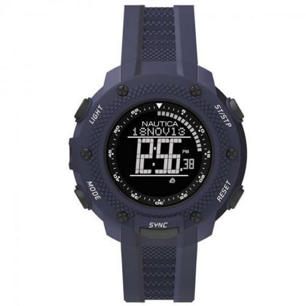 Nautica Herren Uhr Armbanduhr Digital NAI19524G Silikon