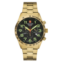 Laden Sie das Bild in den Galerie-Viewer, Swiss Alpine Military Herren Uhr Chronograph Analog Quarz 7047.9114SAM Edelstahl
