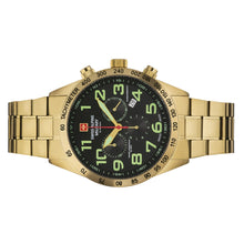 Laden Sie das Bild in den Galerie-Viewer, Swiss Alpine Military Herren Uhr Chronograph Analog Quarz 7047.9114SAM Edelstahl