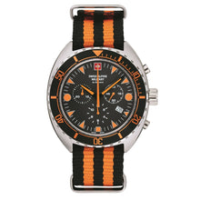 Laden Sie das Bild in den Galerie-Viewer, Swiss Alpine Military Herren Uhr Chrono Analog Quarz 7066.9639SAM Nylon-Armband