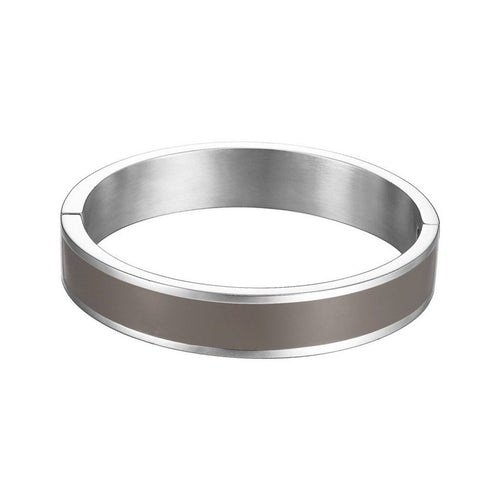 Esprit Damen Armband Armreif Edelstahl Classy Taupe ESBA11380A620