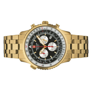 Swiss Alpine Military Herren Uhr Chronograph Analog Quarz 7078.9117SAM Edelstahl