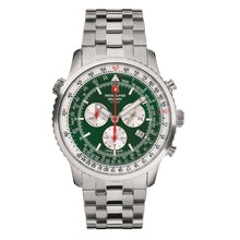 Laden Sie das Bild in den Galerie-Viewer, Swiss Alpine Military Herren Uhr Chronograph Analog Quarz 7078.9134SAM Edelstahl
