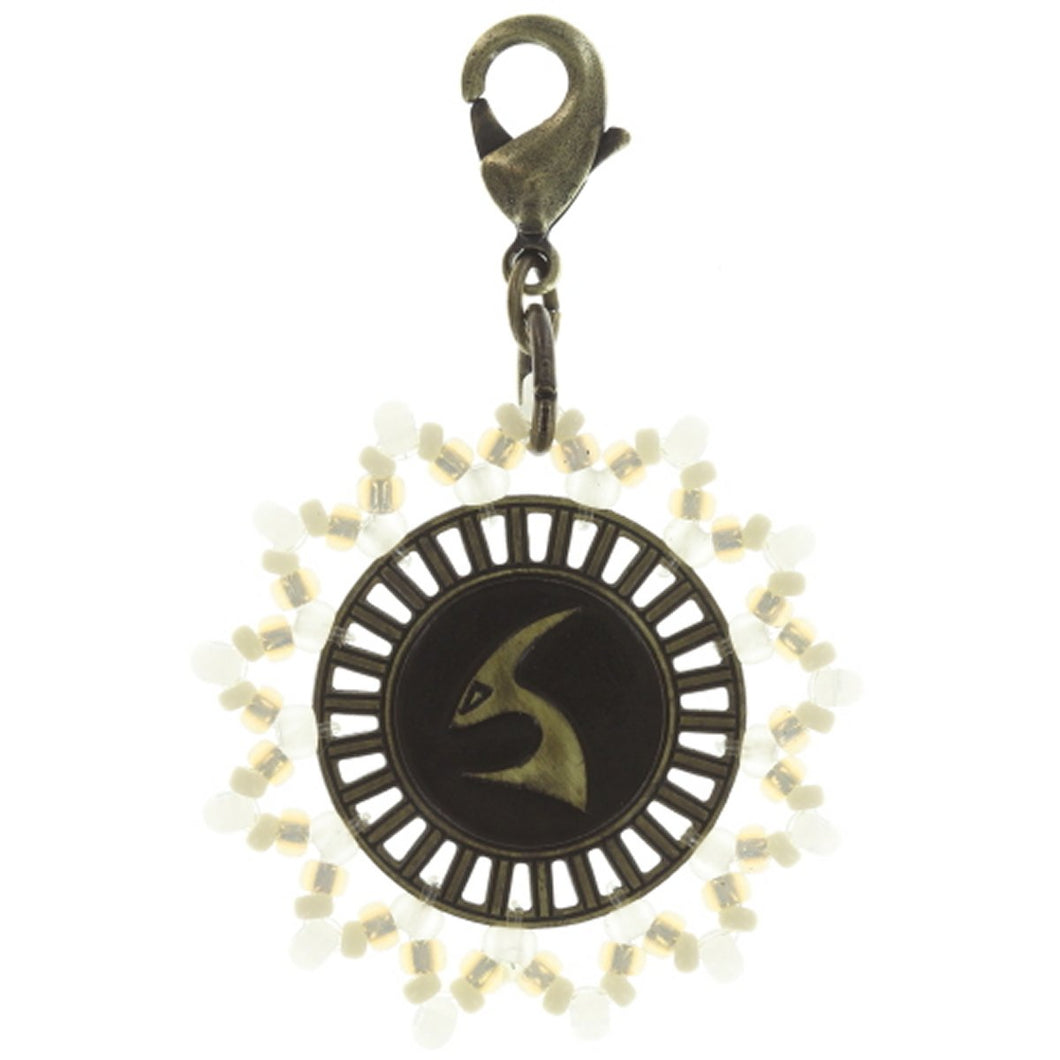 Konplott Anhänger Charm Zodiac Capricorn/Steinbock M brass/silver