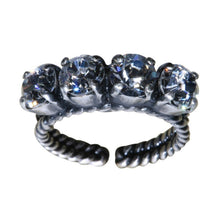 Laden Sie das Bild in den Galerie-Viewer, Konplott Ring Colour Snake weiß Kristall SS 29