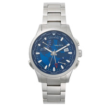 Laden Sie das Bild in den Galerie-Viewer, Nautica Herren Uhr Armbanduhr A19631G Edelstahl