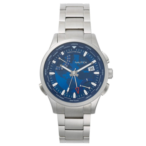 Nautica Herren Uhr Armbanduhr A19631G Edelstahl